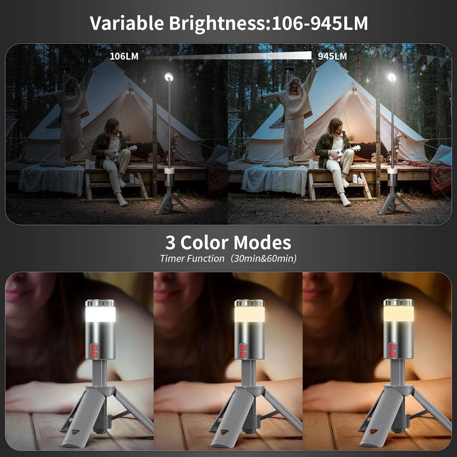 RECON GS2 Optimus Prime Telescopic Light + RGB Color Adventure/camping Lantern - Image 3