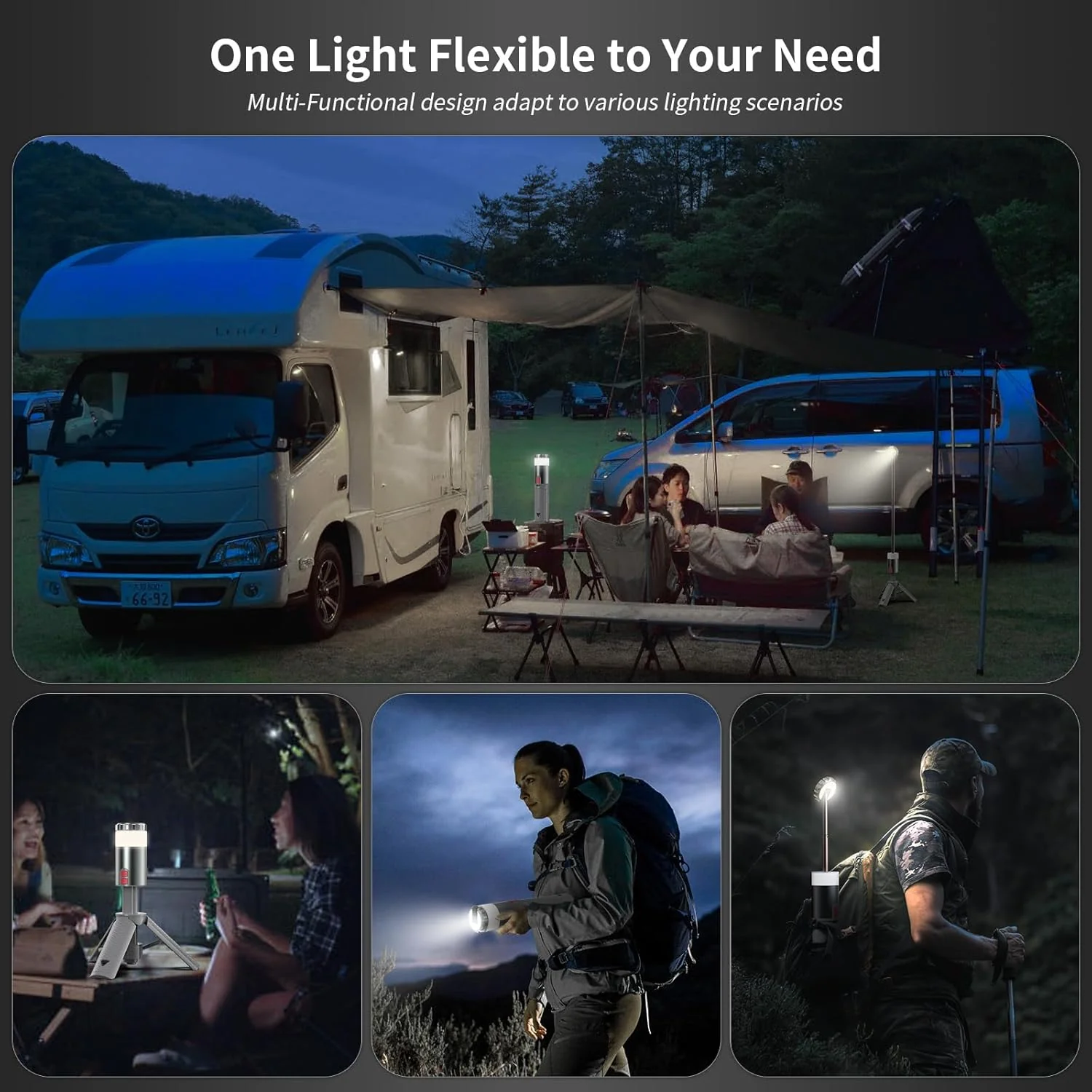 RECON GS2 Optimus Prime Telescopic Light + RGB Color Adventure/camping Lantern - Image 6