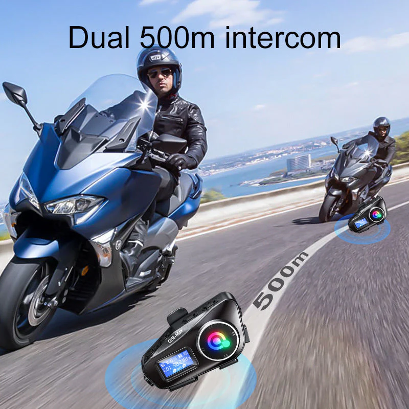 RECON GS2  Q580 Max 500M Intercom Motorcycle Headset for 2 Riders - Image 6