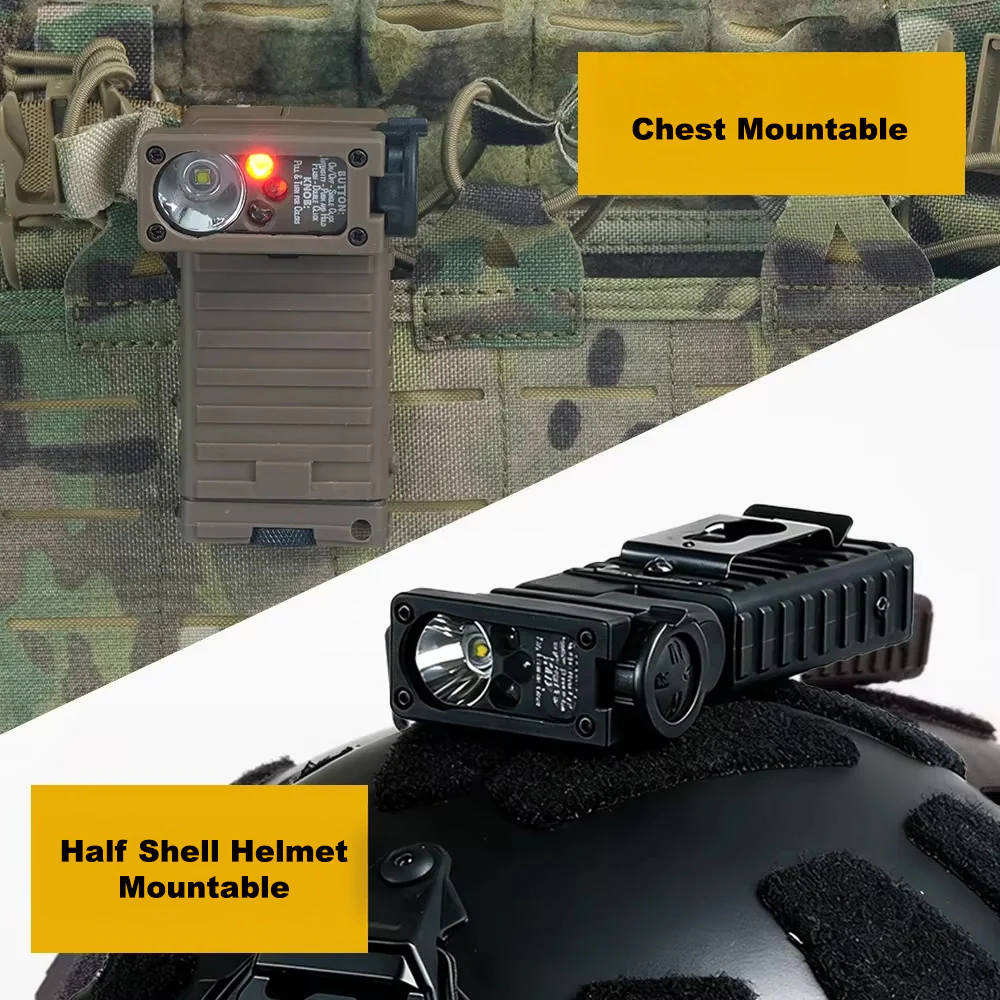 RECON GS2  Streamlight Sidewinder Tactical Angle Head Flashlight - Chest Mounted/Hand Mounted /Helmet Mounted - Image 20