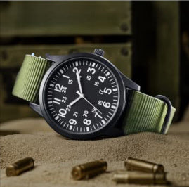 RECON GS2 Slimline Stainless Steel Military Watch with NATO Band - Image 10