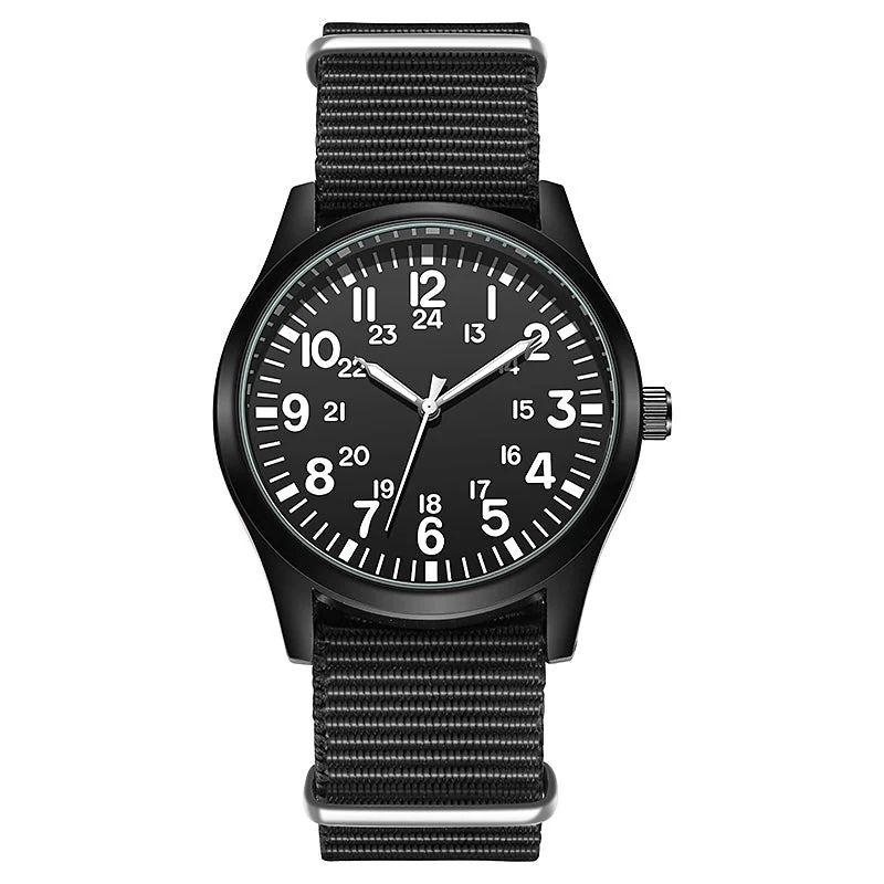 RECON GS2 Slimline Stainless Steel Military Watch with NATO Band - Image 3
