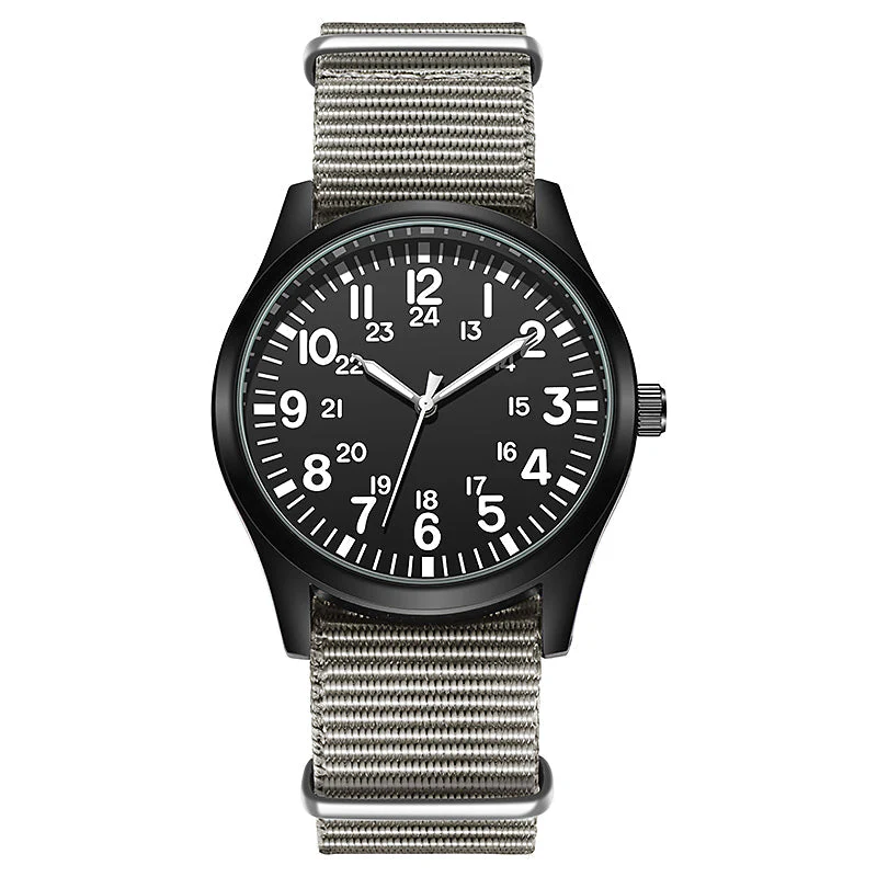 RECON GS2 Slimline Stainless Steel Military Watch with NATO Band - Image 4