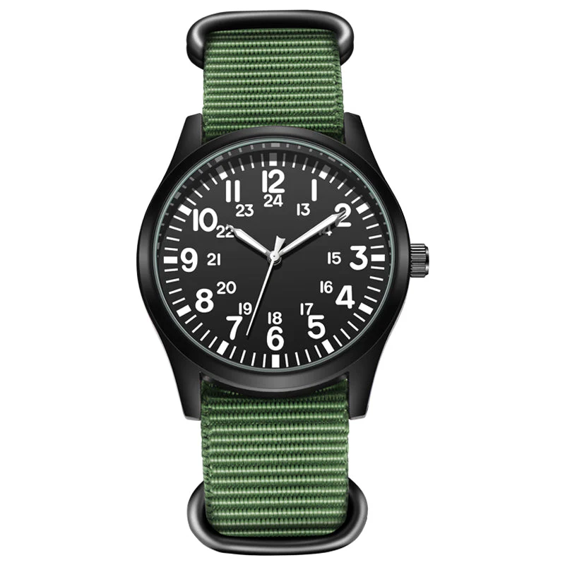 RECON GS2 Slimline Stainless Steel Military Watch with NATO Band - Image 5