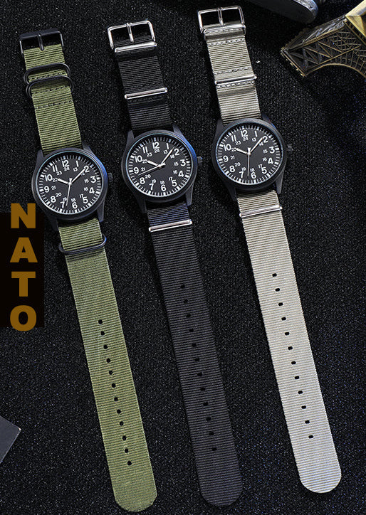 RECON GS2 Slimline Stainless Steel Military Watch with NATO Band - Image 7