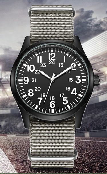 RECON GS2 Slimline Stainless Steel Military Watch with NATO Band - Image 9