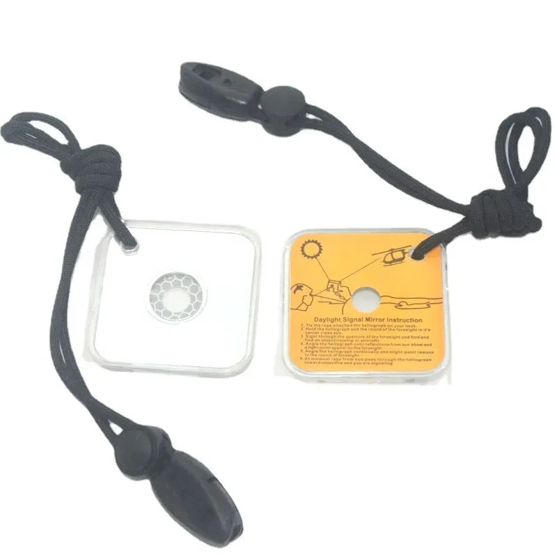RECON GS2 Professional Survival Hex Retroreflector Signal Mirror - Image 4