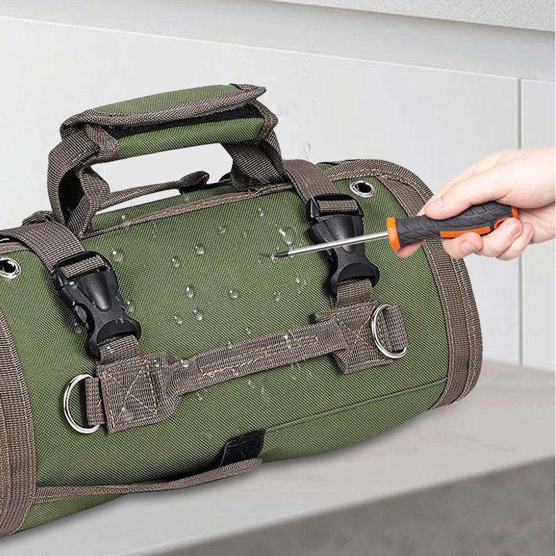 RECON GS2 TacMate Canvas Roll Up Tool Storage Bag with shoulder Strap - Image 4