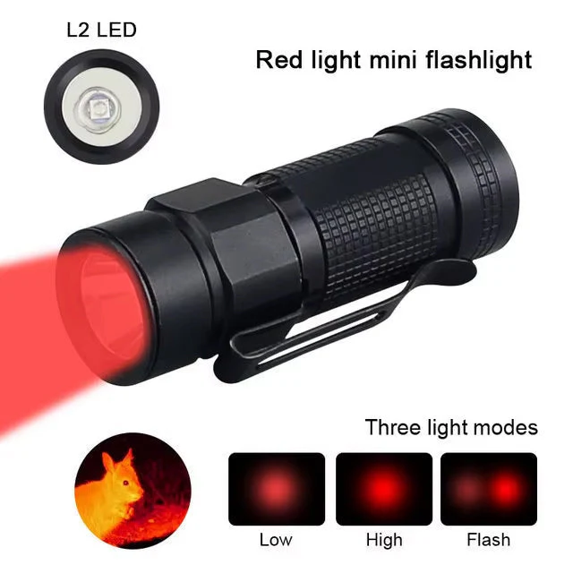 RECON GS2 TacMate compact hand held LED Flashlight 500 Lumens, Multiple color selection - Image 2