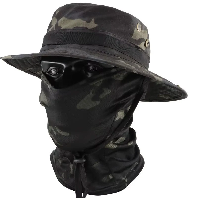 RECON GS2 Tactical Bucket Hat UPF50+  with M - cool  pro Fabric Balaclava - Image 4