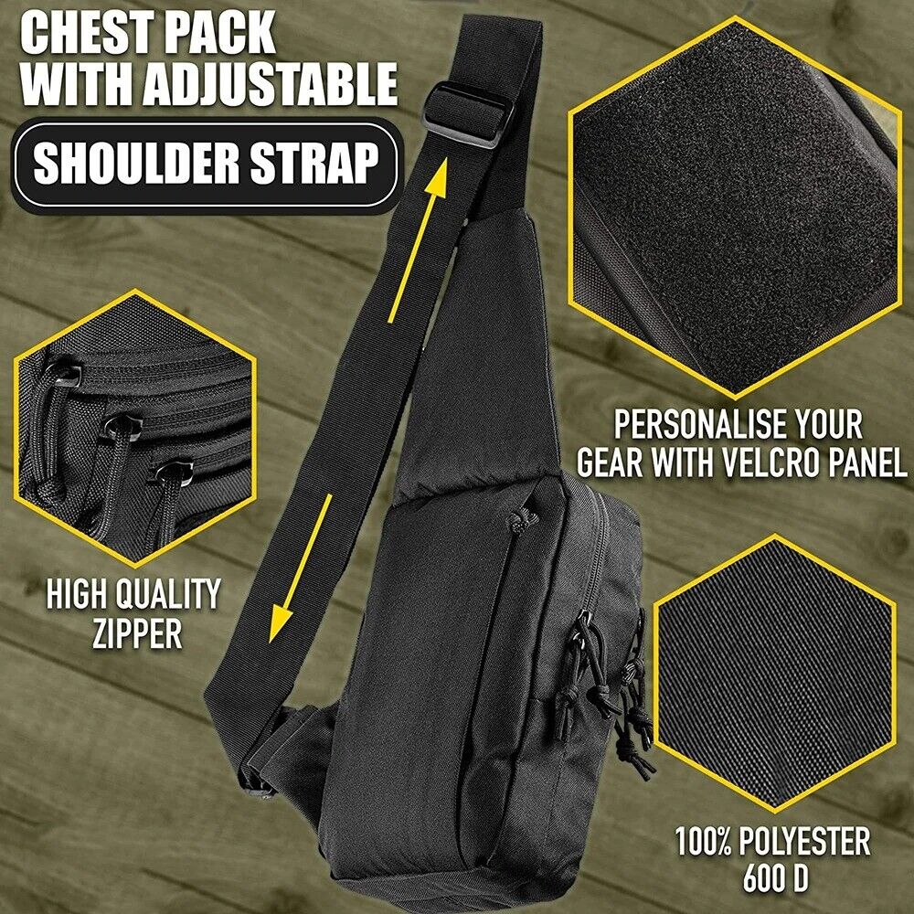 RECON GS2 Tactical Covert Concealed Pistol holder crossbody sling bag - Image 4