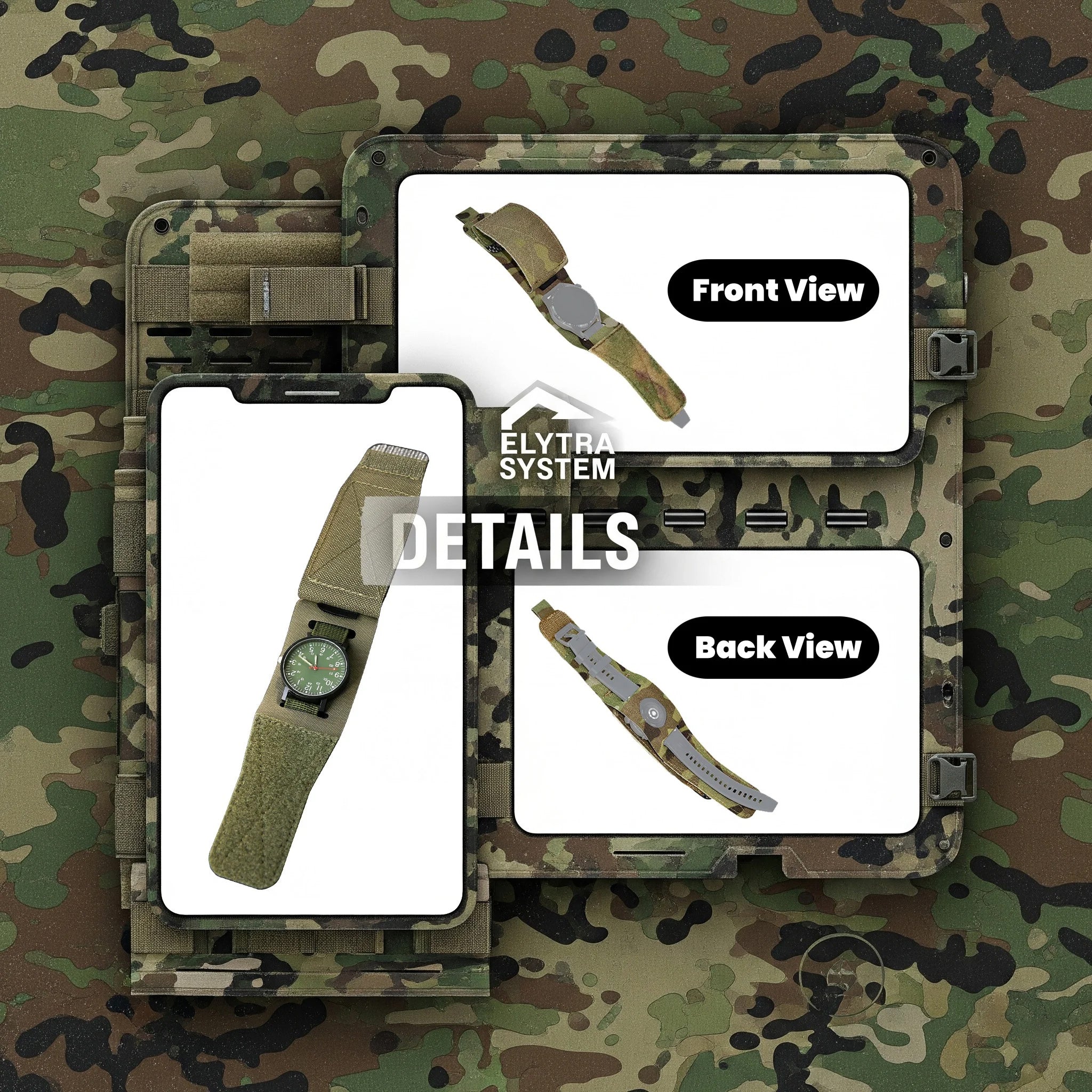 RECON GS2 Tactical G3 Gen 2 Laser Cut Watch strap / Cover Protector - Image 9