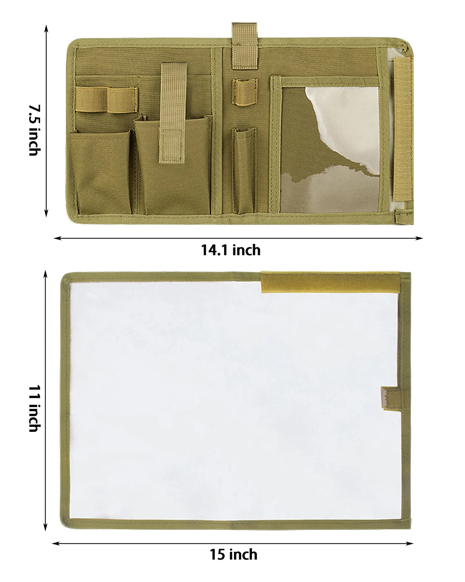 RECON GS2 Tactical map Case, Note Book Holder & Organizer - Image 7