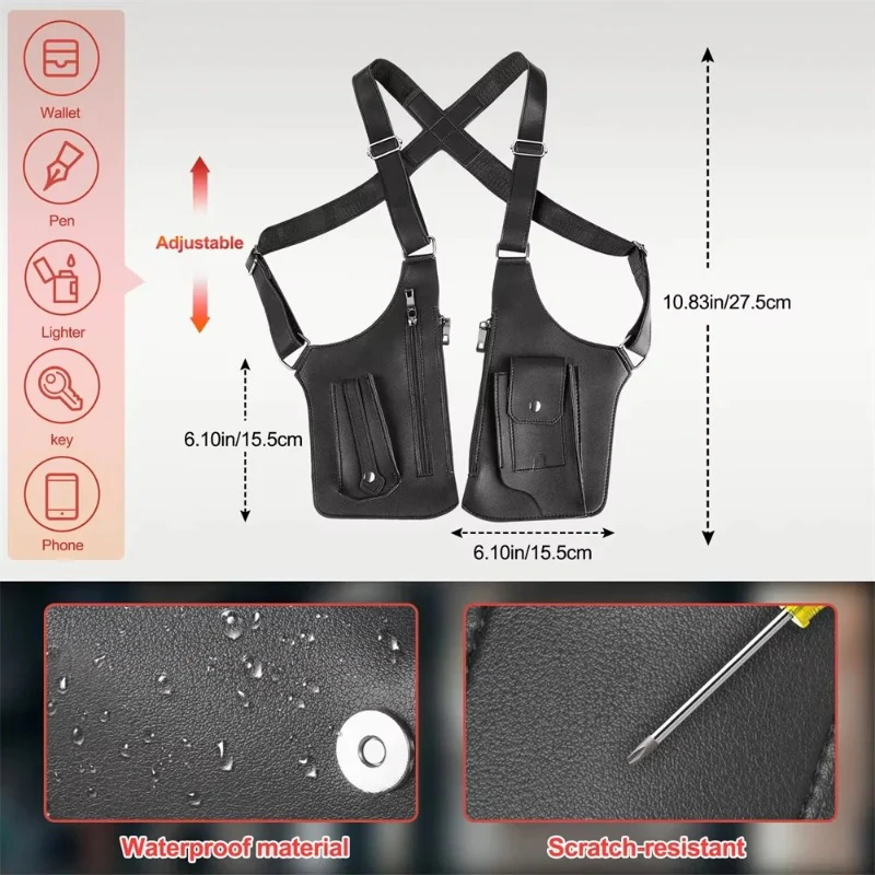 RECON GS2 Templar Tactical Dual Shoulder Holster Rig – Anti-Theft Travel Carry System - Image 16