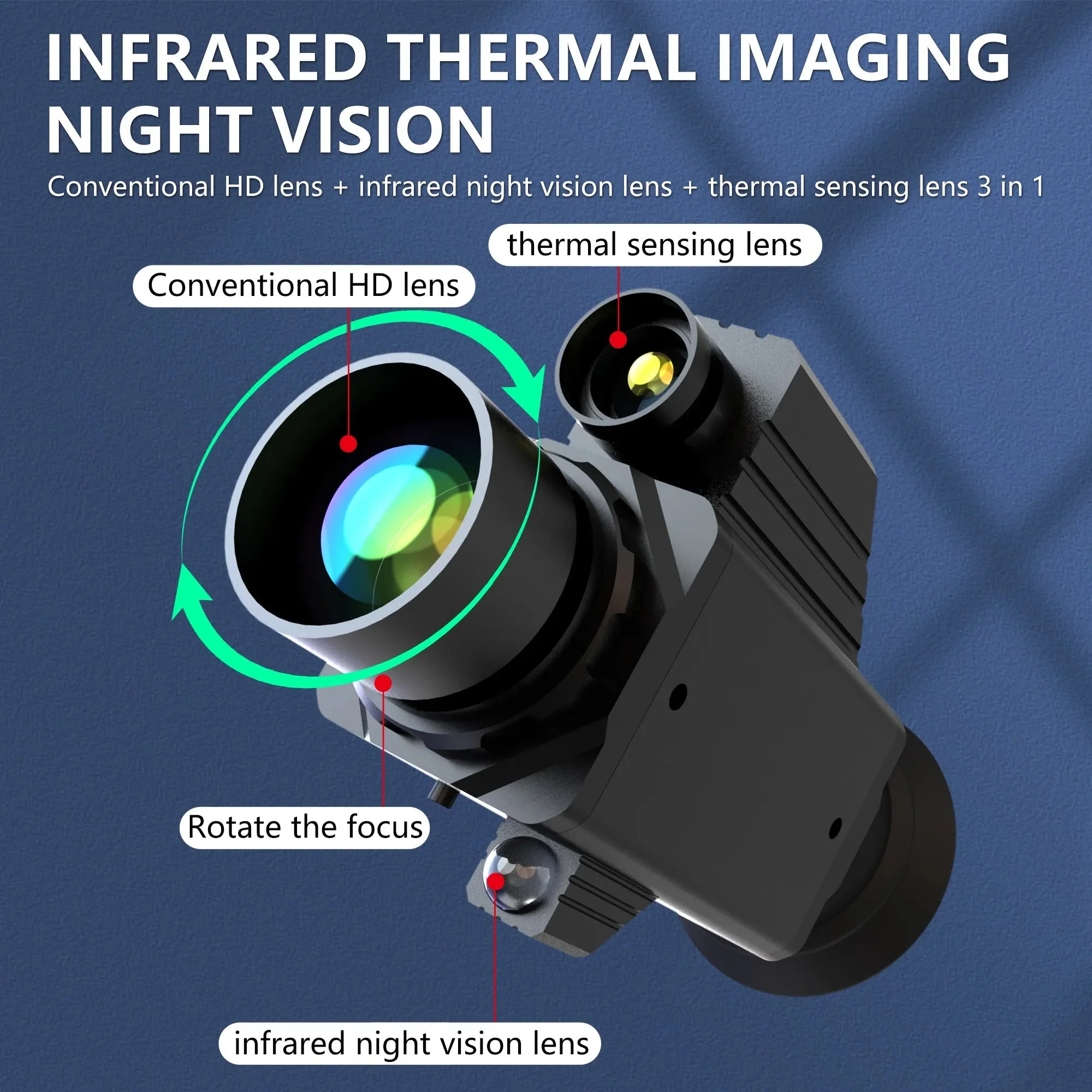 RECON GS2 Thermal Infrared Night Vision Monocular 4k 256x192 (60 Hz 2.0) - Image 3