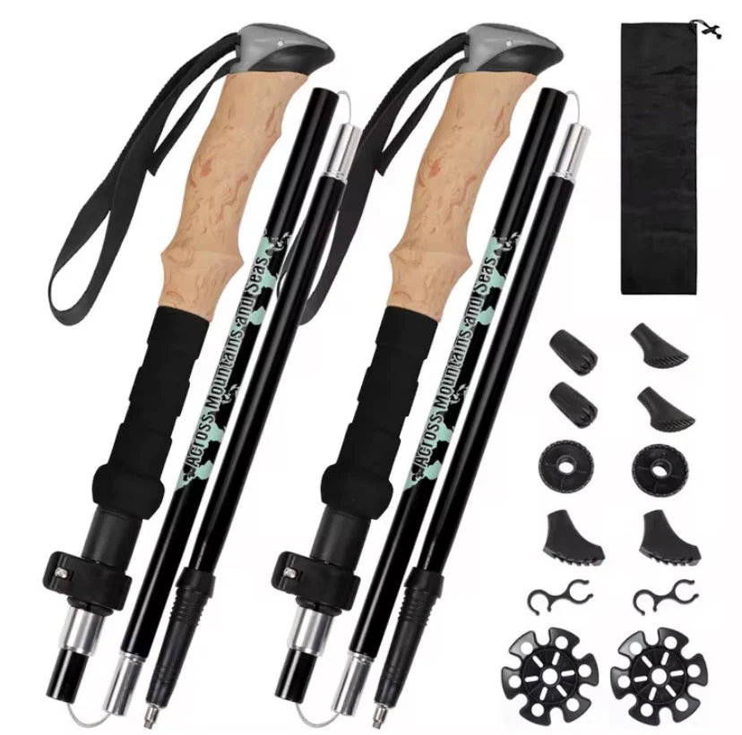 RECON GS2 Ultra Light  Compact Telescopic Cross Country Trekking/Walking Poles - Image 15