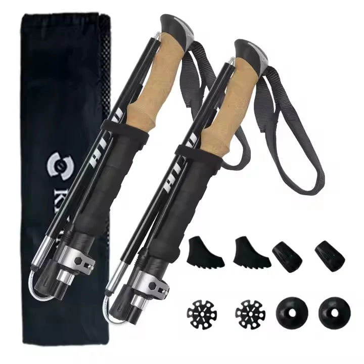 RECON GS2 Ultra Light  Compact Telescopic Cross Country Trekking/Walking Poles - Image 9