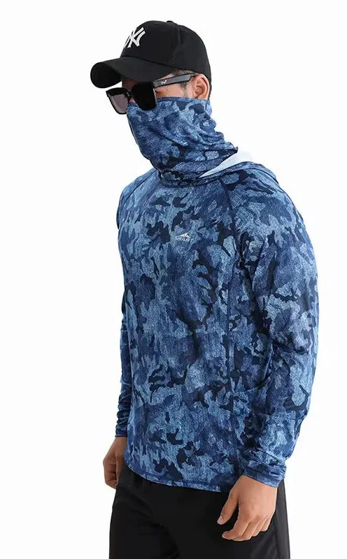 RECON GS2 UPF50+ Full protection Camo Hoodie/Rashie - Image 2
