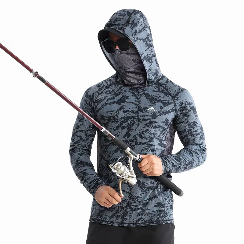 RECON GS2 UPF50+ Full protection Camo Hoodie/Rashie - Image 3