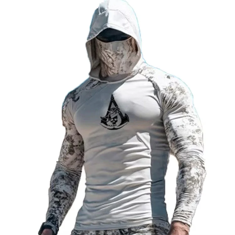 RECON GS2 UPF50+ Full protection Camo Hoodie/Rashie - Image 9