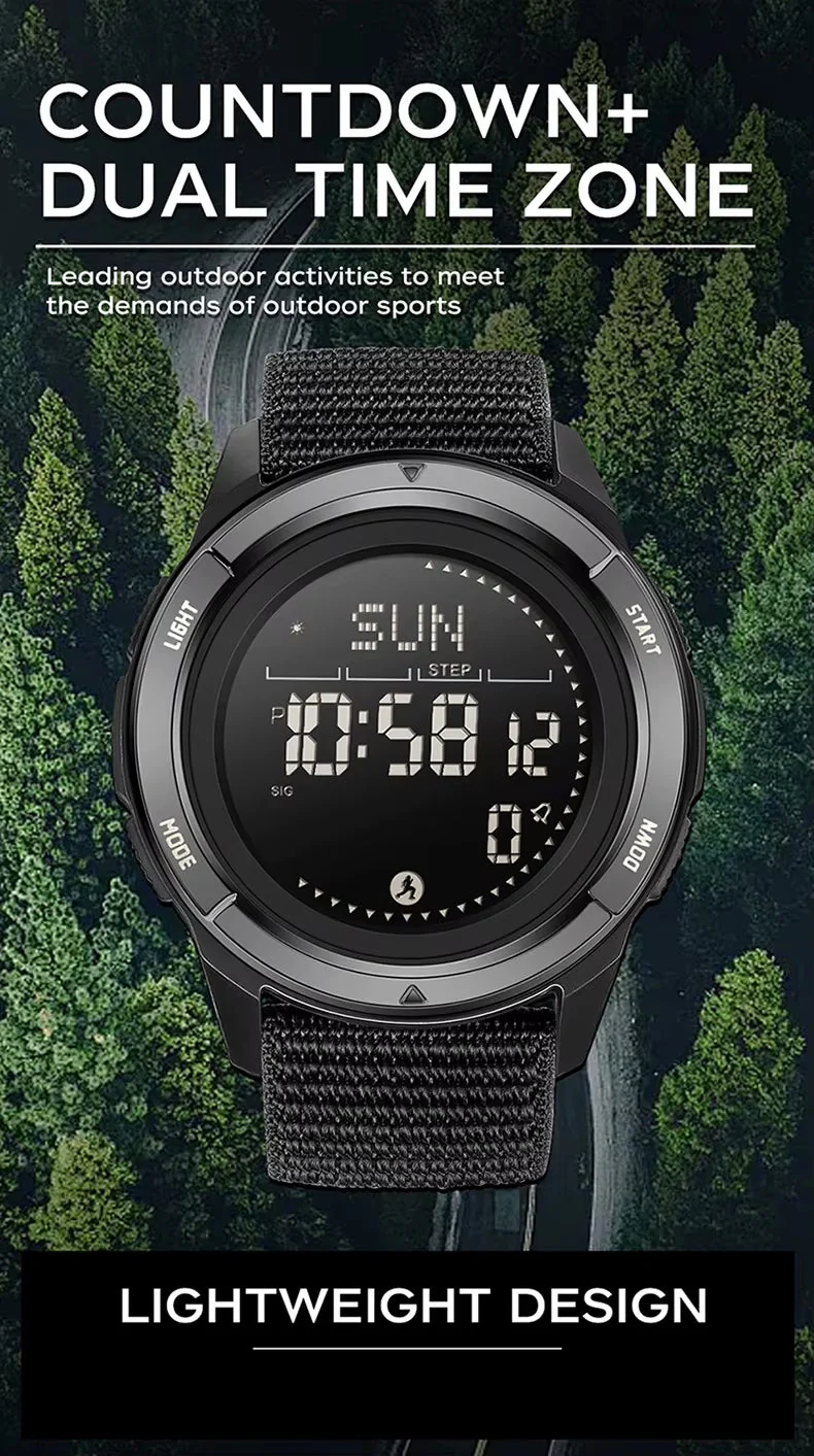 RECON GS2 ALPS Digital Outdoor Compass Stopwatch Alarm Clock Date Smart watch - Image 12