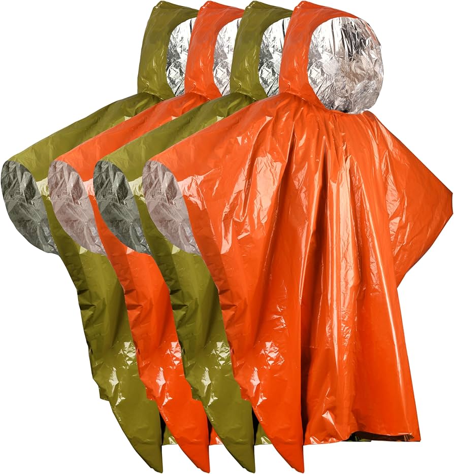 RECON GS2 Waterproof Mylar Emergency Poncho - Image 4