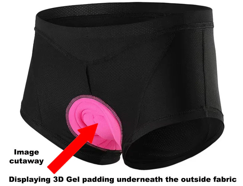 RECON GS2 Women's Breathable Comfort Quick Drying 3D Gel Padded Protective underwear Ideal For Motorcycling ETC - Image 2