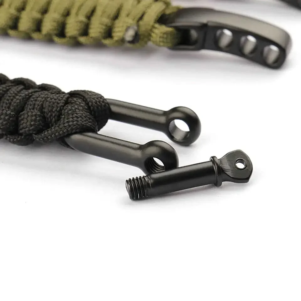 RECON GS2S ParaCord Survival Bracelet with Stainless Steel Adjustable Buckle Feature - Image 7