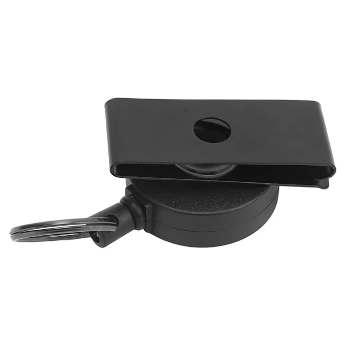 RECON GS2S Retractable 10 Key Tool Reel Holder Steel wire 360 degree rotating Belt Clip Chain Heavy Duty Split Ring - Image 3