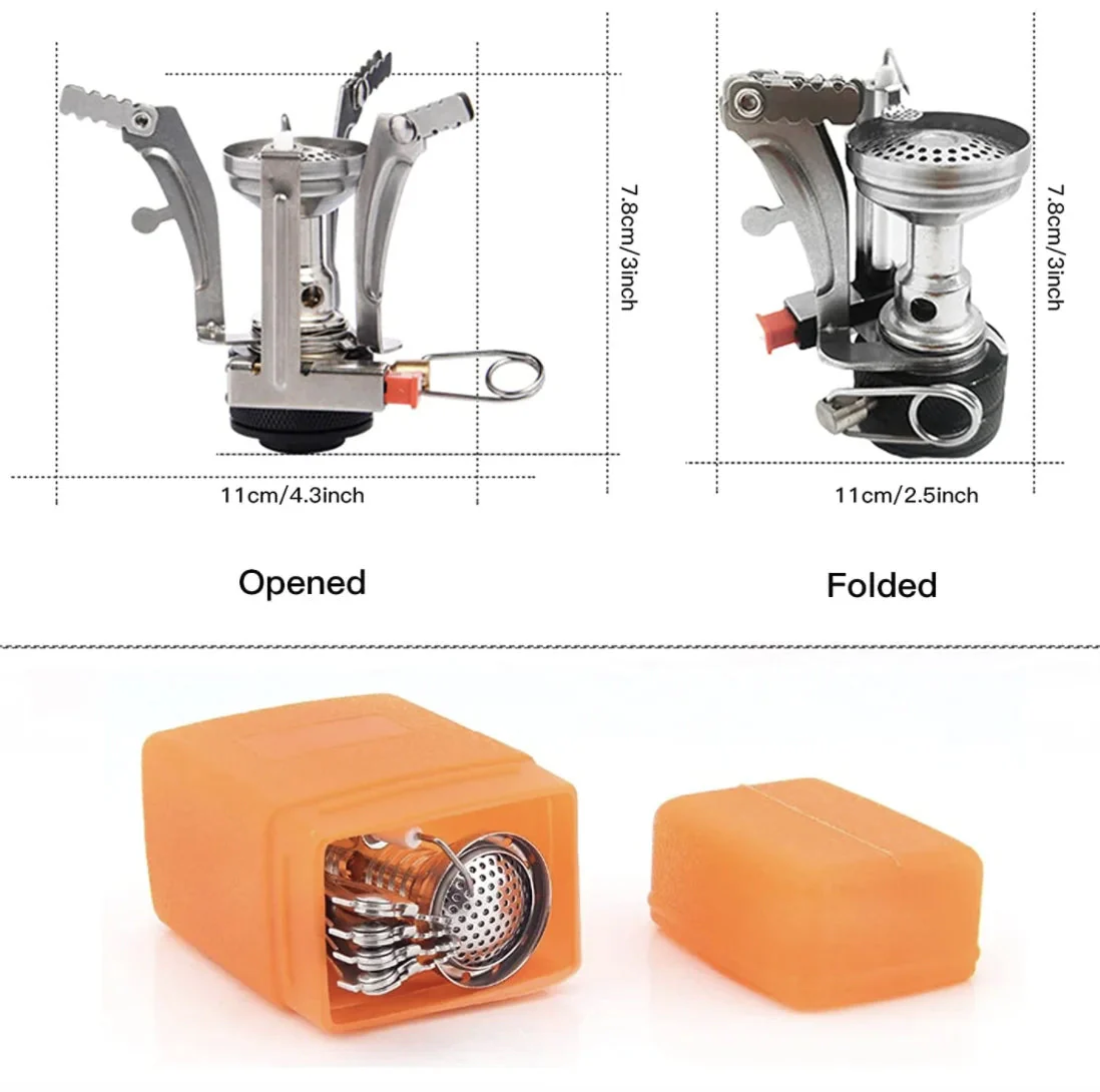 RECON GS2 SOLO Portable Foldable Gas Micro Camp Stove Burner - Image 7