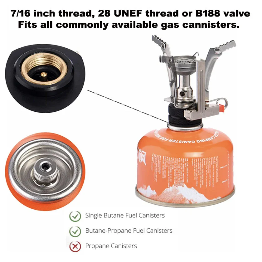 RECON GS2 SOLO Portable Foldable Gas Micro Camp Stove Burner - Image 8
