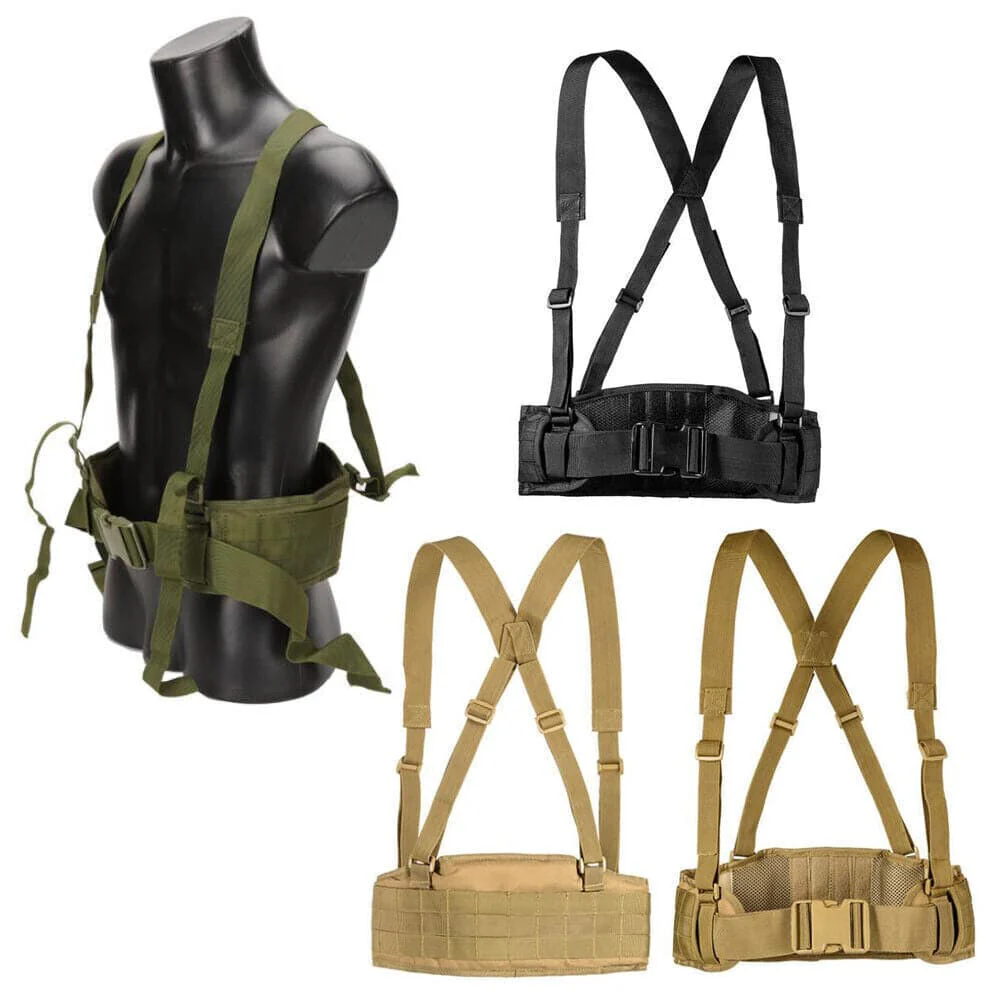 RECON GS2 Warrior Waist Lumbar Belt with Low Profile X harness