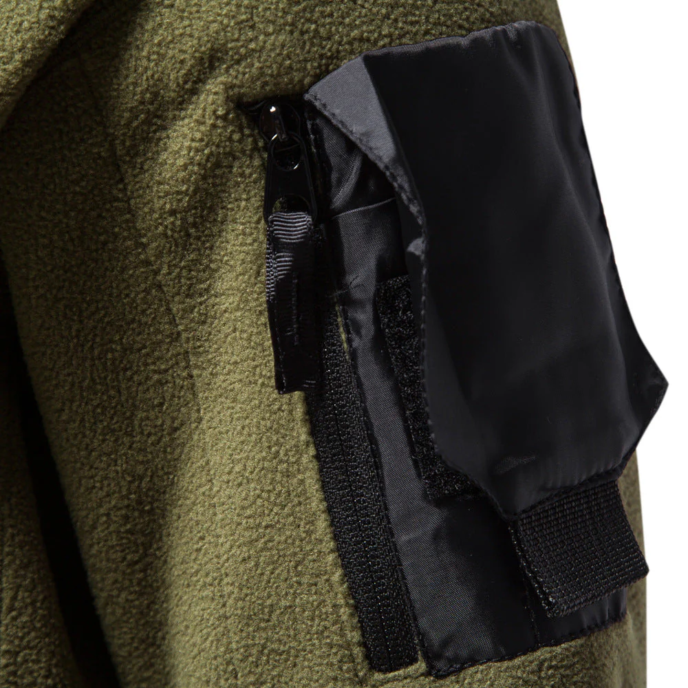 RECON GS2U ECWU Tactical Fleece Hoodie – Military Style Pullover Anorak with Arm Pocket & ID Panels - Image 17