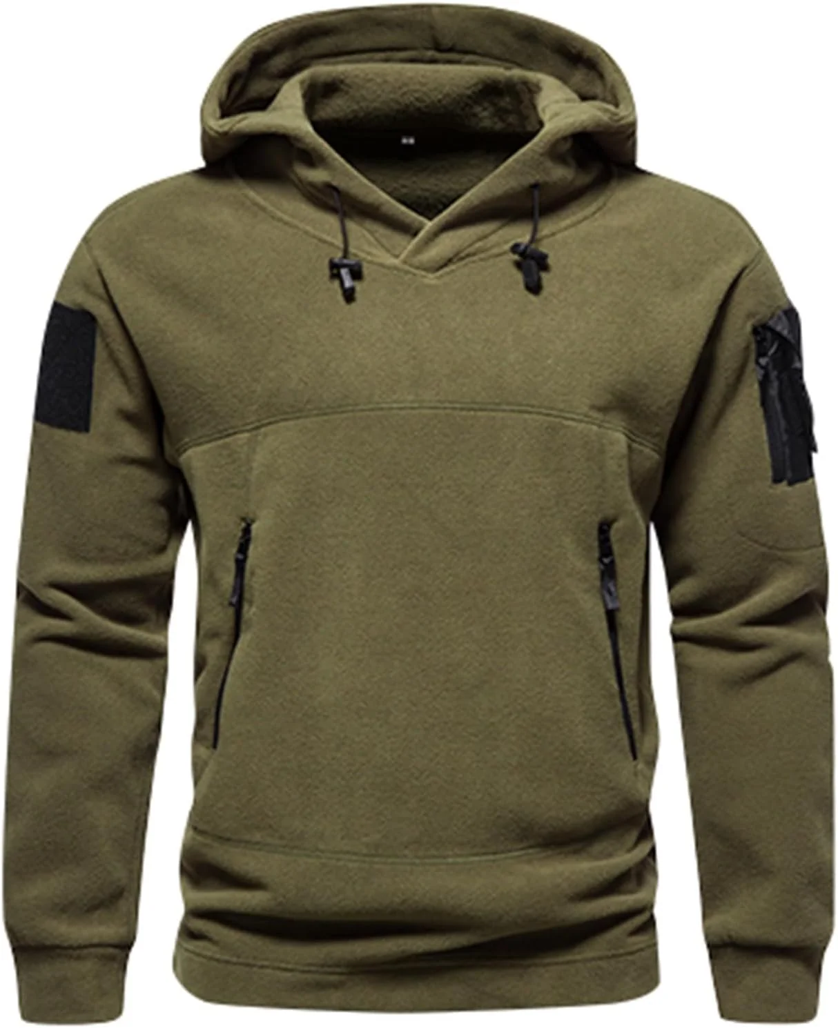 RECON GS2U ECWU Tactical Fleece Hoodie – Military Style Pullover Anorak with Arm Pocket & ID Panels - Image 5