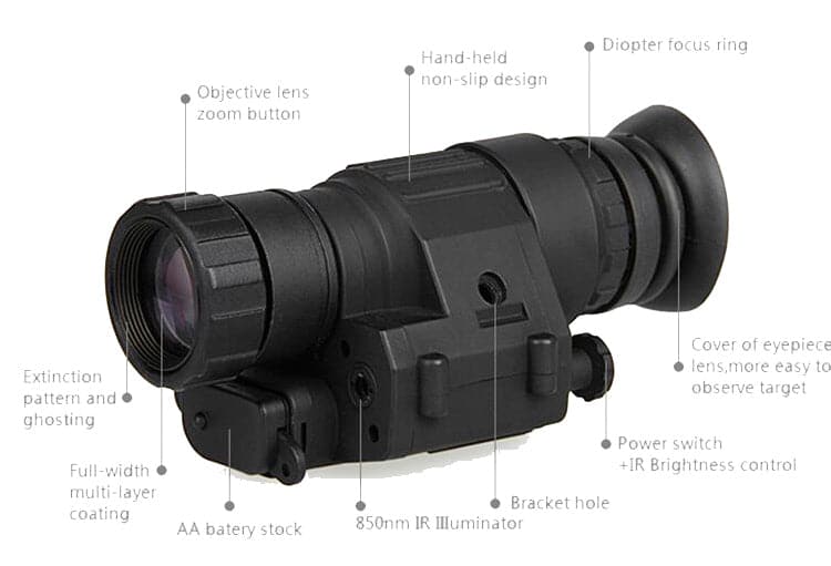 RECON GS2U PSVM142.0 Rifle & Head Mountable Infra Red Night Vision Scope & monocular - Image 9