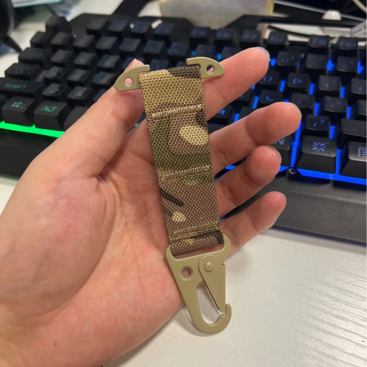 Recon High Strength Nylon MOLLE Webbing Buckle Key Hook - Image 6