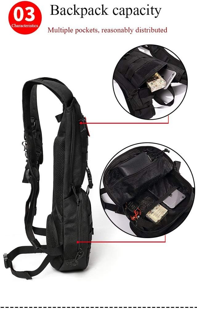 Recon GS2 M20 Tactical Hydration Back Pack's with 3L Anti Bacterial Bladder - Image 9