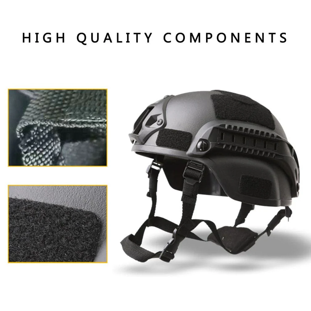 RECON GS2 Lightweight Tactical Helmets with NVG Mount and Side Rail - Image 14