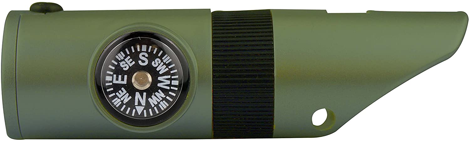 Survival Olive Green 7-IN-1 Survival Whistle - Image 3