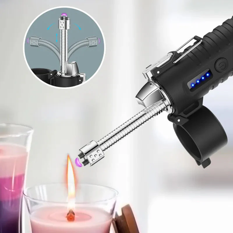 RECON GS2S Rechargeable Waterproof Dual Arc Plasma Lighter With LED Tri-Phase Flashlight - Image 20