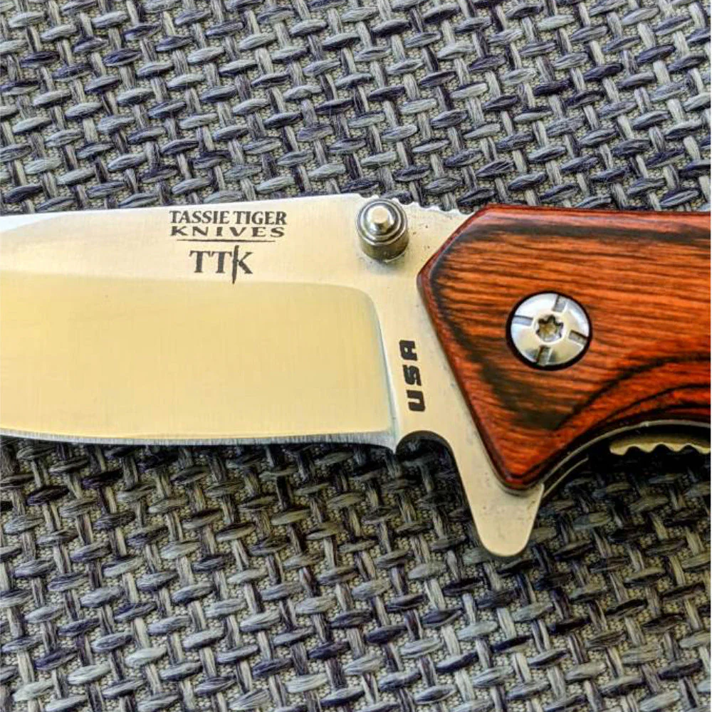 Tassie Tiger USA Made EDC Folding Knife - Image 4